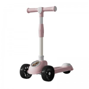 米高儿童滑板车可坐可骑音乐灯光折叠童车男女宝宝踏板车