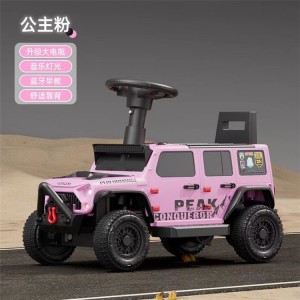 新款儿童电动车可滑婴儿四轮遥控车男女宝宝滑行车可坐溜溜车