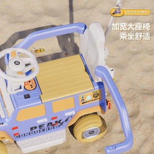 儿童扭扭车可坐推把滑行车玩具车溜溜车带音乐灯光四轮平衡车