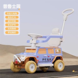 儿童扭扭车可坐推把滑行车玩具车溜溜车带音乐灯光四轮平衡车