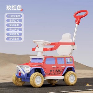 儿童扭扭车可坐推把滑行车玩具车溜溜车带音乐灯光四轮平衡车