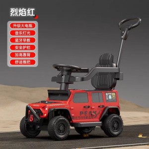 儿童扭扭车可坐推把滑行车玩具车溜溜车带音乐灯光四轮平衡车