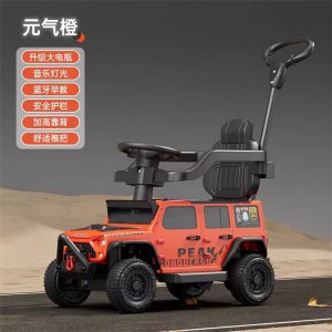 儿童扭扭车可坐推把滑行车玩具车溜溜车带音乐灯光四轮平衡车