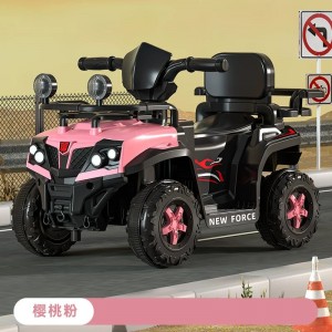 新款儿童电动车四轮遥控汽车沙滩车男女宝宝可坐人玩具车123岁童车