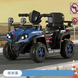 新款儿童电动车四轮遥控汽车沙滩车男女宝宝可坐人玩具车123岁童车