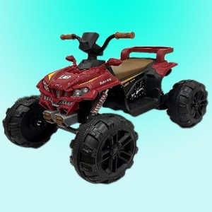 Children's four-wheel electric bike, baby can ride on off-road beach buggy, toy car, battery car for 1-6 year olds