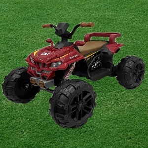 Children's four-wheel electric bike, baby can ride on off-road beach buggy, toy car, battery car for 1-6 year olds
