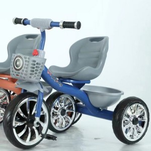 儿童三轮车小孩脚踏车宝宝童车1-6岁带音乐三轮脚踏车自行车
