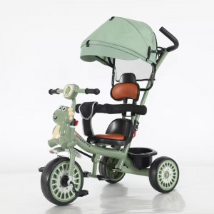 儿童三轮车手推车脚踏车6个月-6岁自行车防侧翻可坐可骑