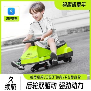 新款儿童电动扭扭车1-6岁男女宝宝防侧翻摇摇车小孩可坐人溜溜车