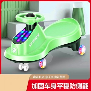 儿童玩具扭扭车万向轮防侧翻男女孩溜溜车宝宝滑行摇摆车厂家