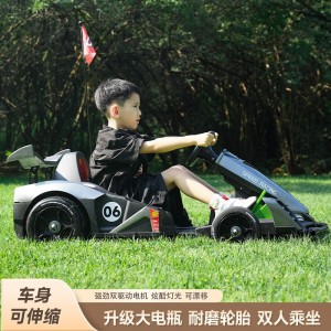 儿童卡丁车电动可漂移F1玩具汽车可坐小孩大人亲子车遥控四轮童车