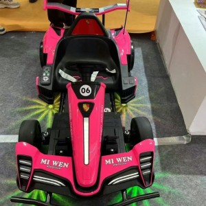 儿童卡丁车电动可漂移F1玩具汽车可坐小孩大人亲子车遥控四轮童车