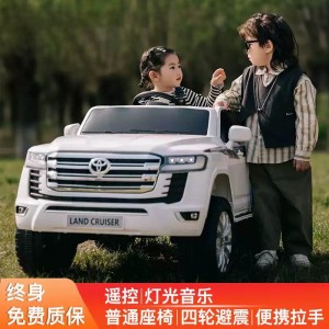 儿童电动车四轮带遥控器可坐双人充电童车 大号越野车