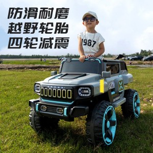 儿童电动车可坐大人双人遥控汽车宝宝越野车小孩电动车亲子电动车