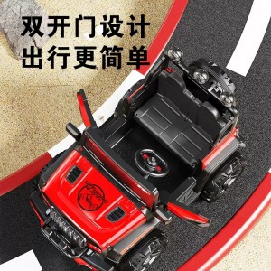 儿童电动车四轮越野汽车遥控玩具车可坐人男女小孩1-10岁宝宝童车