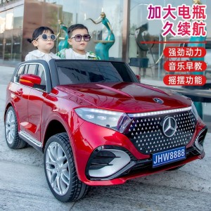 新款儿童电动汽车 四轮汽车玩具车 可坐人男女小孩宝宝摇摆车