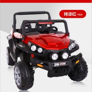 Children's electric car, four-wheel remote control car, four-wheel drive, seatable, baby, male and female, toy car, off-road, large