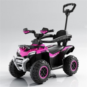 Plastic spinning car with putter riding toy is a gift for 2-4 year old small wheel size girls and boys
