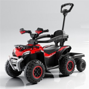 Plastic spinning car with putter riding toy is a gift for 2-4 year old small wheel size girls and boys