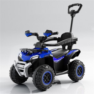 Plastic spinning car with putter riding toy is a gift for 2-4 year old small wheel size girls and boys
