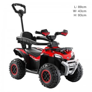 Plastic spinning car with putter riding toy is a gift for 2-4 year old small wheel size girls and boys