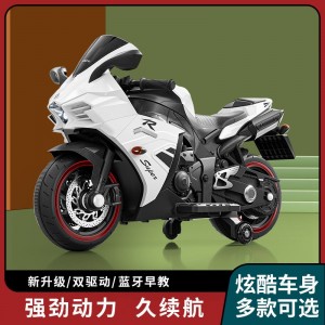 儿童电动摩托车男女小孩大号2-7岁宝宝电瓶车可坐人可充电玩具车