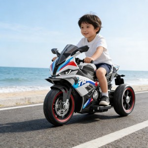 Children's electric motorcycle tricycle boy girl baby remote control battery car kid toy car first year gift