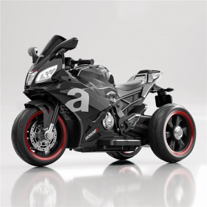 Kids Electric Motorcycle Stabilizer 3 Wheels 12V Dual Motor Bluetooth LED Light Outdoor Toy for Men and Women