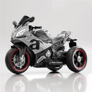 Kids Electric Motorcycle Stabilizer 3 Wheels 12V Dual Motor Bluetooth LED Light Outdoor Toy for Men and Women