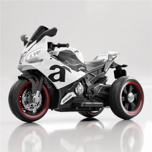 Kids Electric Motorcycle Stabilizer 3 Wheels 12V Dual Motor Bluetooth LED Light Outdoor Toy for Men and Women