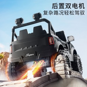 儿童电动车 8-13 岁 2 门电池供电塑料智能应用程序控制 4 轮减震