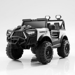 儿童四轮电动车12V7Ah电池ABS塑料减震APP遥控适合2-7岁