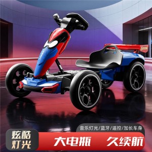 儿童汽车可坐大人3-8岁折叠可遥控卡丁车小孩电动大型四轮驱宝宝