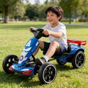 儿童电动卡丁车 遥控 一键启动 儿童安全带 小孩电动车儿童汽车可坐大人