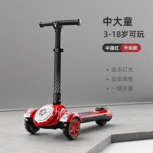 Mecha League series new children's scooter for boys and girls 3-6-7 years old multi-function yo-yo