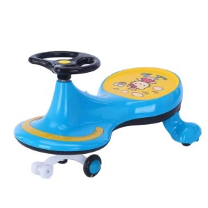Children's scooter for men and women, 1-6 years old, a safe rollover swing car with music, light, universal wheels, silent roller coaster