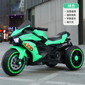 三轮车男女宝宝双驱动童车玩具车大号可坐双人儿童电动摩托车