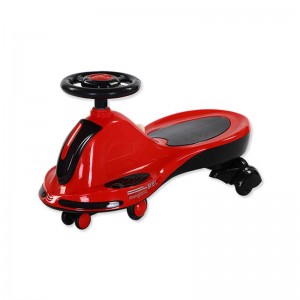 Color 360° rotating children's swing car, children's seesaw with music and light, children's toy car
