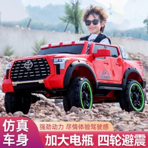 儿童电动车四轮越野车3-6-8岁男女宝宝儿童可坐可骑的电动玩具车