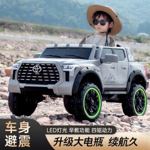 儿童电动车四轮越野车3-6-8岁男女宝宝儿童可坐可骑的电动玩具车