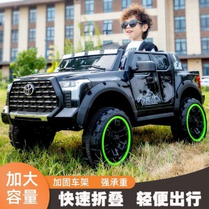 儿童电动车四轮越野车3-6-8岁男女宝宝儿童可坐可骑的电动玩具车