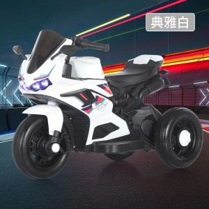 儿童电动摩托车三轮车男女孩宝宝电瓶车小孩可坐人充电玩具车