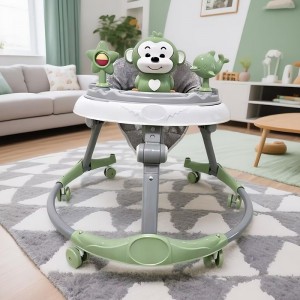 婴幼儿助步车3-6-18个月学步车防摔防侧翻可折叠宝宝起步车