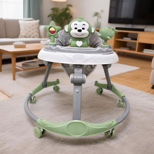 婴幼儿助步车3-6-18个月学步车防摔防侧翻可折叠宝宝起步车