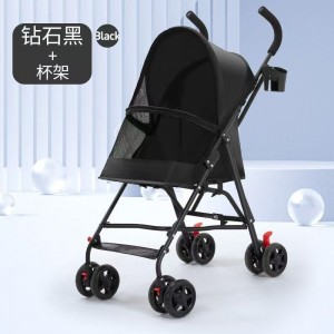 宠物推车猫狗推车猫咪狗狗泰迪手推车外出小型轻便可折叠