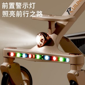 遛娃神器宝宝0-6岁可坐可躺轻便折叠高景观双向儿童溜娃婴儿推车