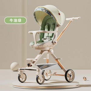 遛娃神器宝宝0-6岁可坐可躺轻便折叠高景观双向儿童溜娃婴儿推车