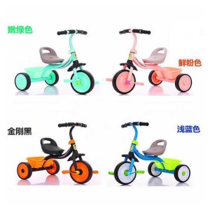 儿童三轮车新款脚踏自行车厂家供应防侧翻脚蹬玩具车三轮单车童车