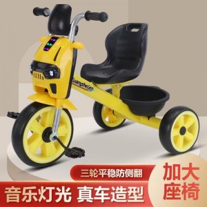 新款儿童三轮车脚踏车推车宝宝三轮儿童小孩子单车婴儿手推车